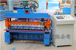 全自動液壓導(dǎo)柱840型壓瓦機